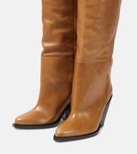 Isabel Marant Lalex leather over-the-knee boots