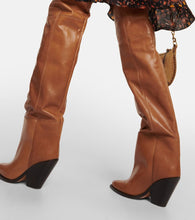 Isabel Marant Lalex leather over-the-knee boots