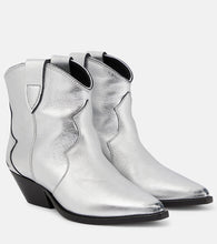 Isabel Marant Dewina metallic leather ankle boots - Isabel Marant Dewina 金属皮革踝靴