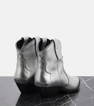 Isabel Marant Dewina metallic leather ankle boots
