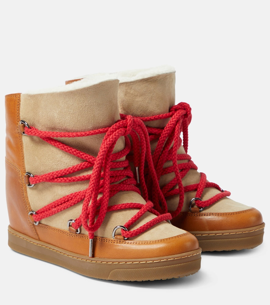 Isabel Marant Nowles leather snow boots - Isabel Marant Nowles 皮革雪地靴
