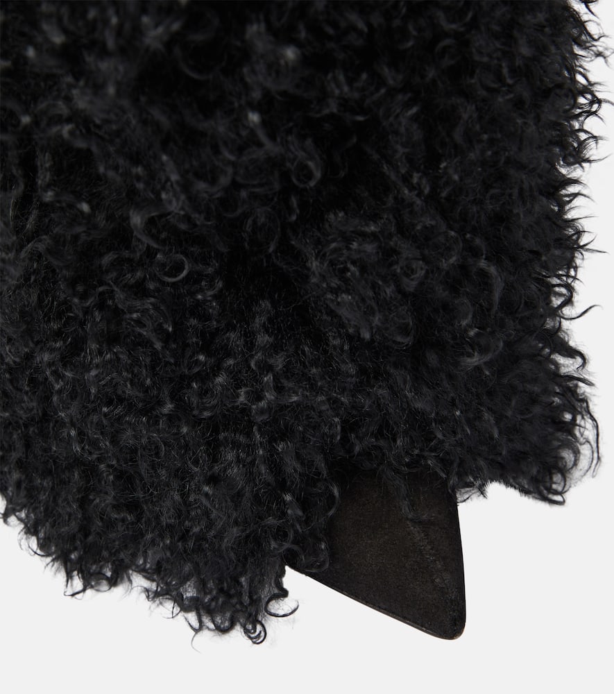 Paris Texas Shearling fur boots