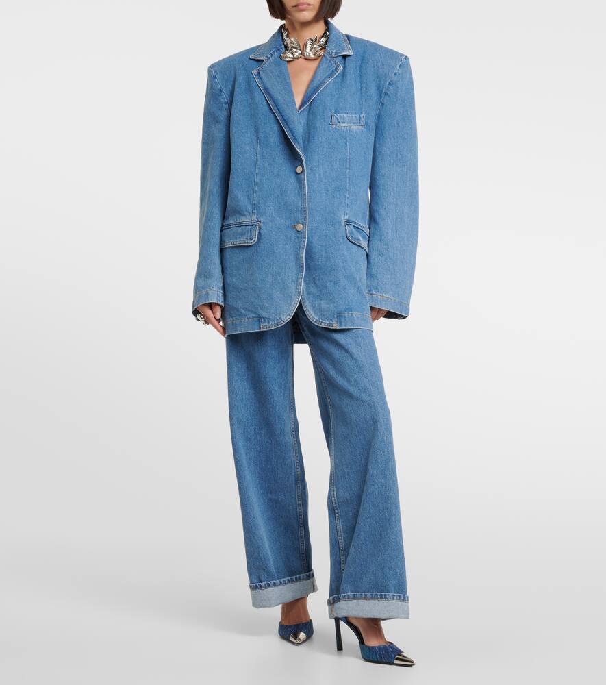 Area x Sergio Rossi denim pumps