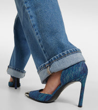 Area x Sergio Rossi denim pumps
