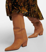 Paris Texas Jane leather knee-high boots