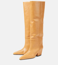 Paris Texas Jane leather knee-high boots
