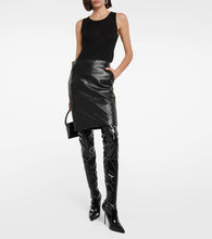 Paris Texas Lidia latex over-the-knee boots