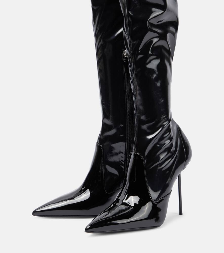 Paris Texas Lidia latex over-the-knee boots
