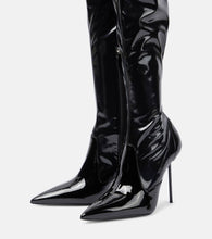 Paris Texas Lidia latex over-the-knee boots