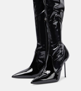 Paris Texas Lidia latex over-the-knee boots
