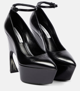 Victoria Beckham Leather platform pumps