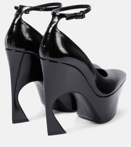 Victoria Beckham Leather platform pumps
