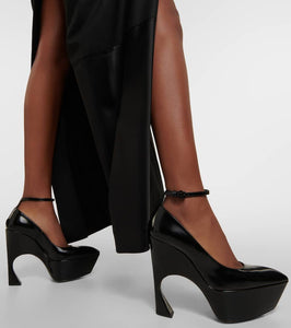Victoria Beckham Leather platform pumps