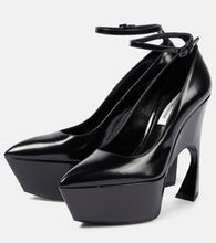 Victoria Beckham Leather platform pumps