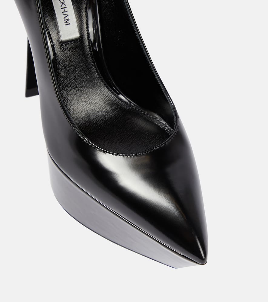 Victoria Beckham Leather platform pumps