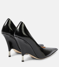 Blumarine Godiva leather pumps