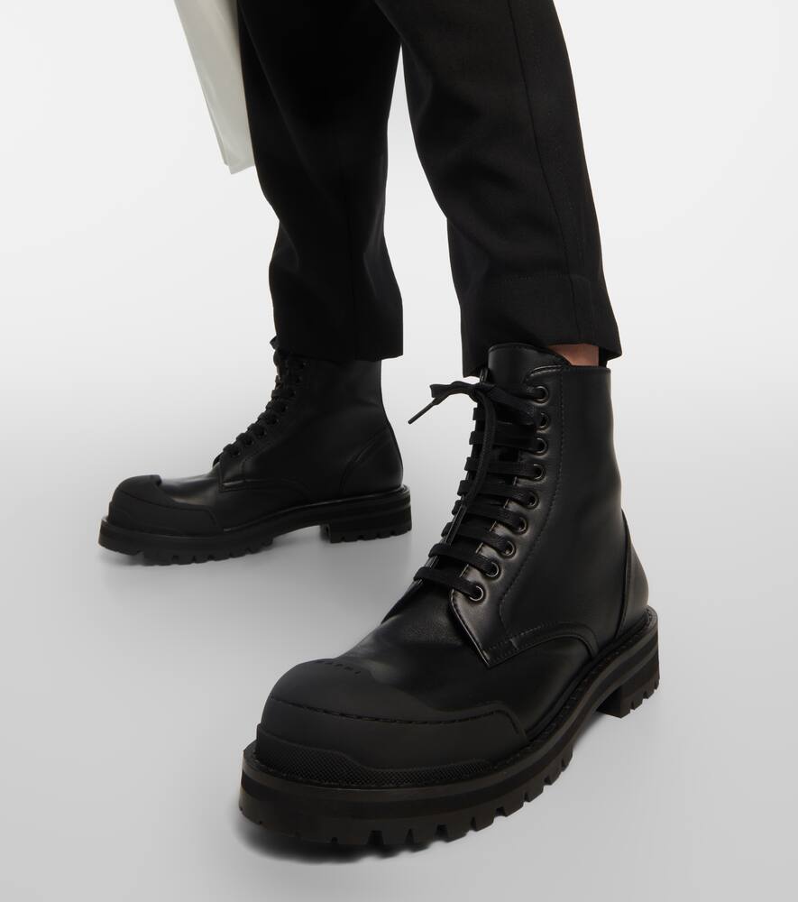 Marni Dada leather combat boots