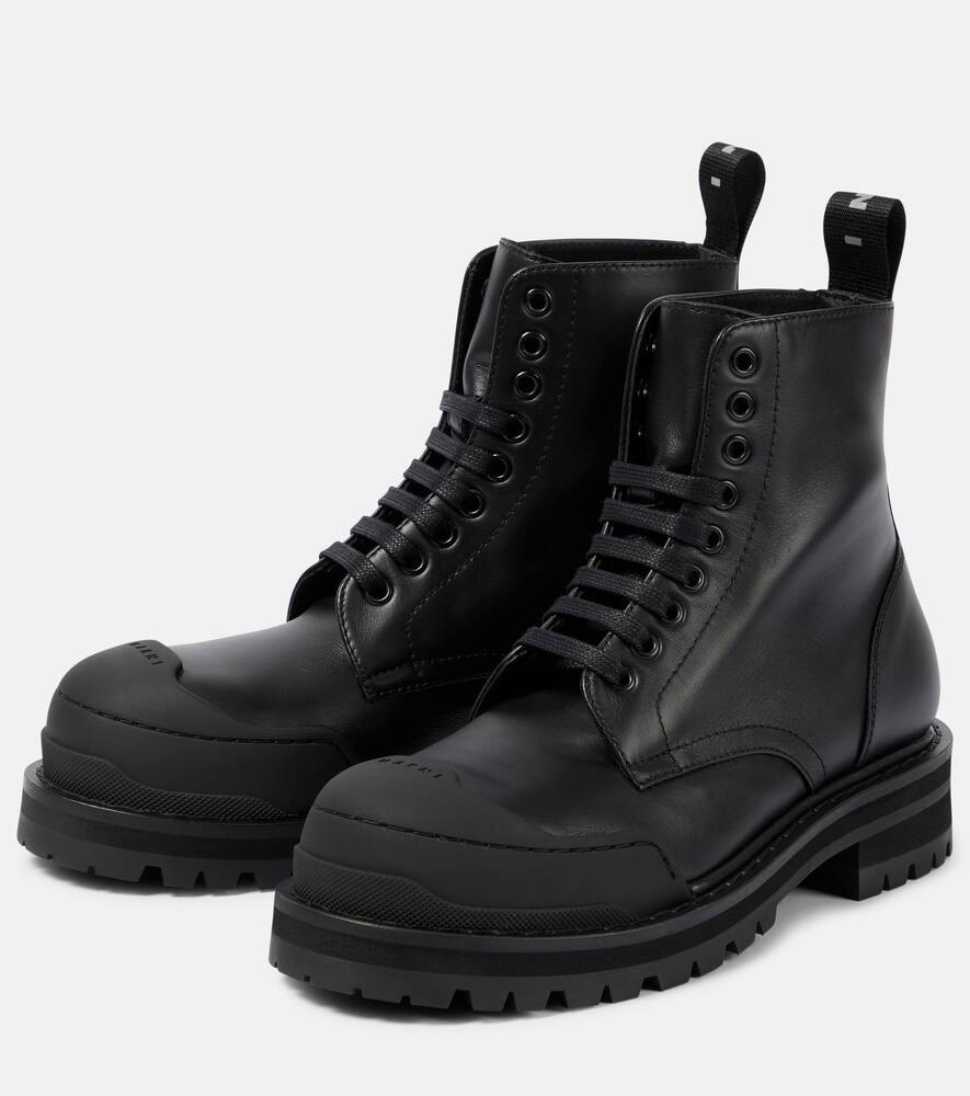 Marni Dada leather combat boots