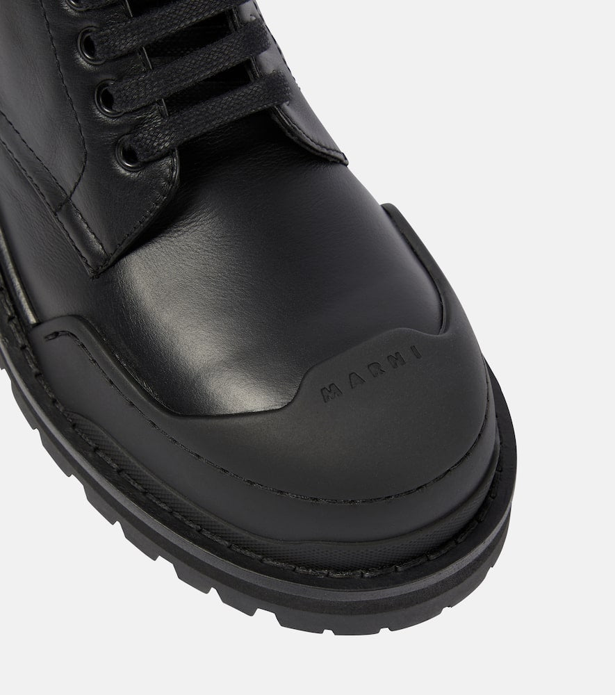 Marni Dada leather combat boots