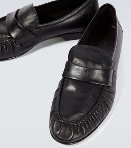 The Row Soft leather loafers
