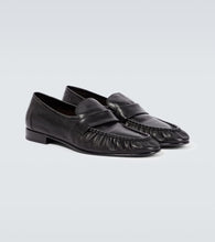 The Row Soft leather loafers