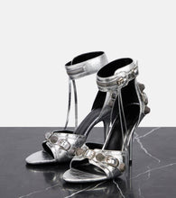 Balenciaga Cagole embellished leather sandals