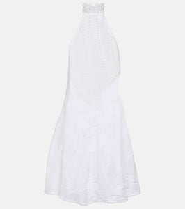 Roberta Einer Sleek halterneck knit minidress