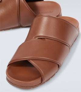 Bottega Veneta Crossover leather sandals