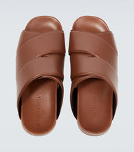 Bottega Veneta Crossover leather sandals