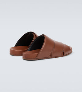 Bottega Veneta Crossover leather sandals