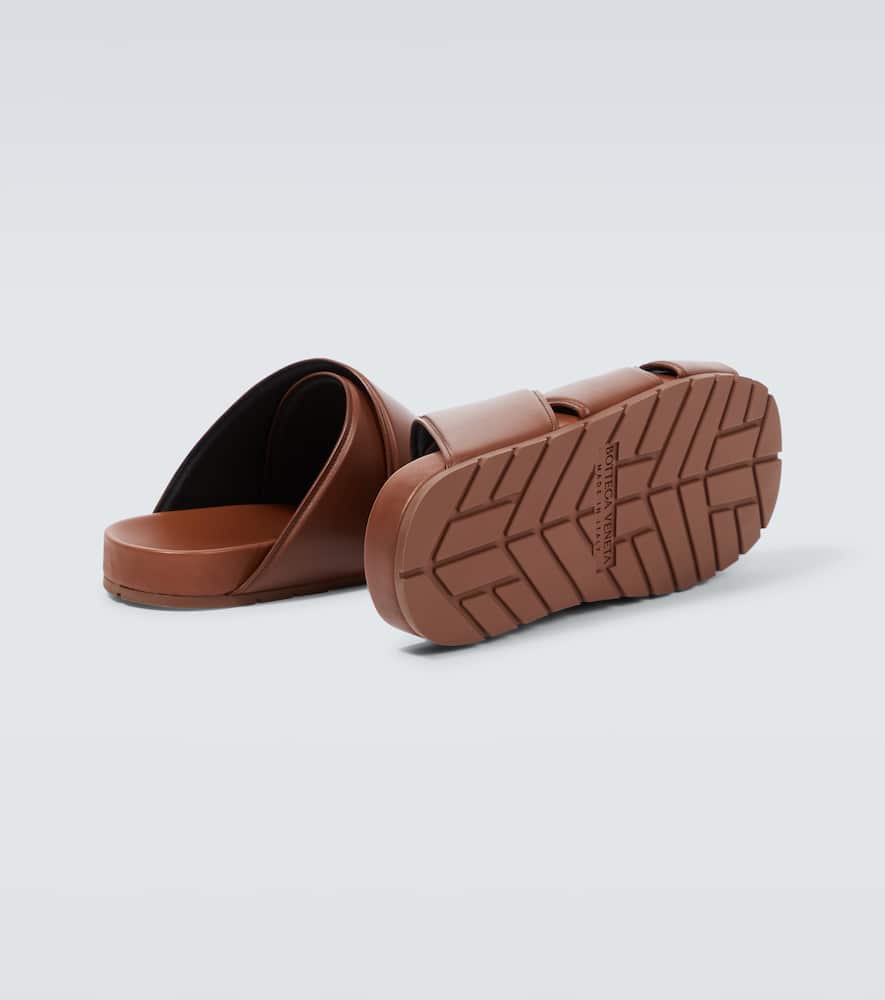 Bottega Veneta Crossover leather sandals