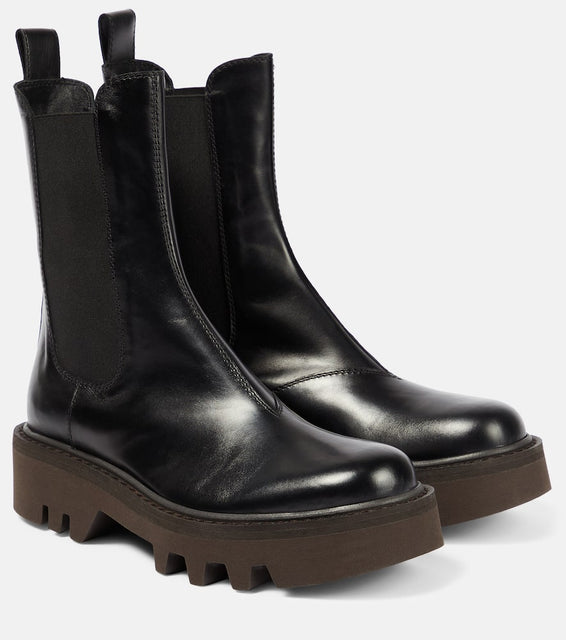 Dries Van Noten Leather ankle boots