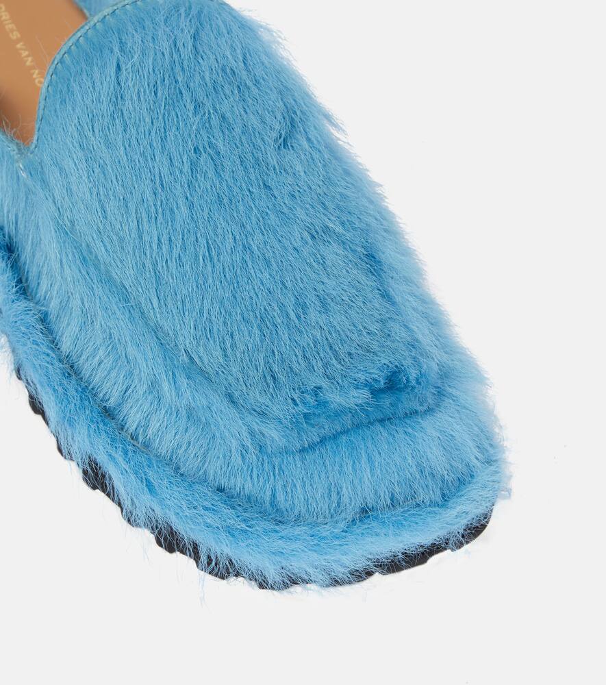 Dries Van Noten Calf hair slippers