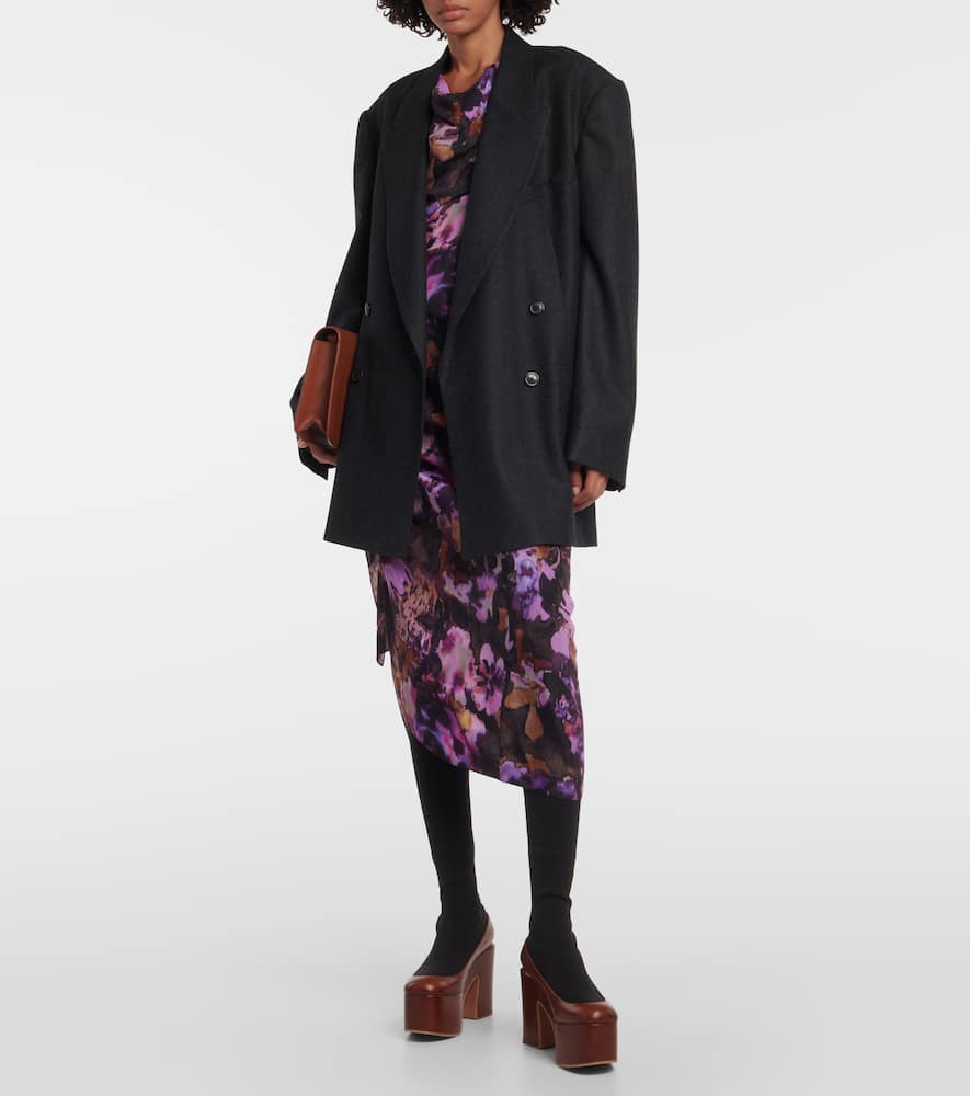 Dries Van Noten Leather-trimmed boots