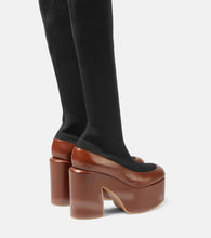 Dries Van Noten Leather-trimmed boots