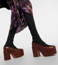 Dries Van Noten Leather-trimmed boots