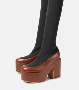 Dries Van Noten Leather-trimmed boots