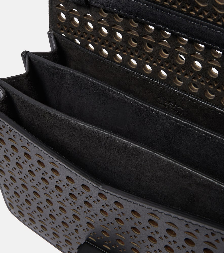Alaia Le Papa Small Vienne leather crossbody bag