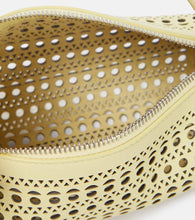 Alaia Tube perforated leather shoulder bag