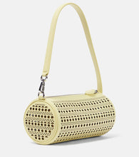Alaia Tube perforated leather shoulder bag