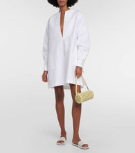 Alaia Tube perforated leather shoulder bag