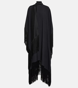 Taller Marmo Mrs. Ross fringe-trimmed cr√É¬™pe kaftan
