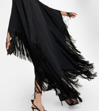 Taller Marmo Mrs. Ross fringe-trimmed cr√É¬™pe kaftan
