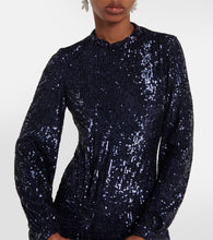Monique Lhuillier Sequined gown