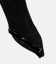Roger Vivier Virgule Bow suede ankle boots