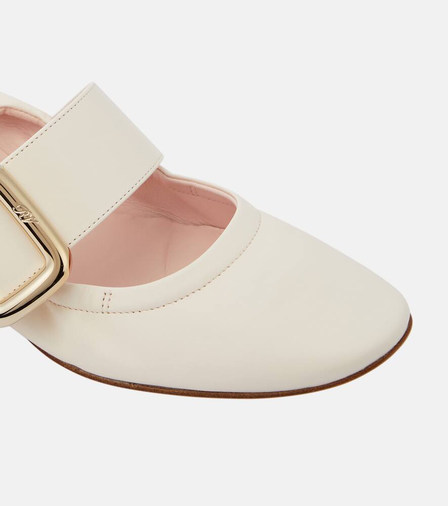 Roger Vivier Soft Choc Babies leather ballet flats