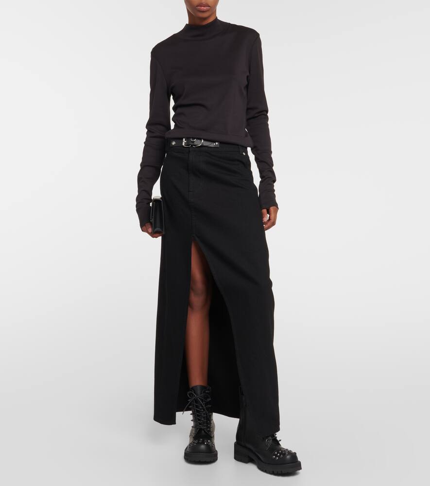 Junya Watanabe Embellished leather biker boots