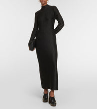 Tom Ford High-neck cotton-blend maxi dress