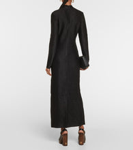 Tom Ford High-neck cotton-blend maxi dress
