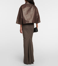 Rick Owens Cropped leather jacket